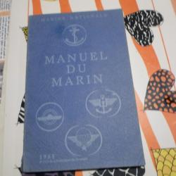 LIVRE  .MANUEL DU MARIN 1968