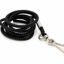 Cordon de sifflet, Nylon noir, diam.3mm - 200/N - Elless France