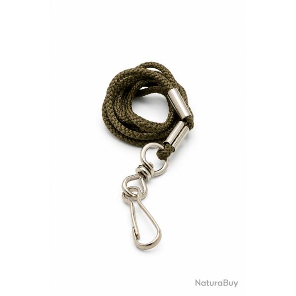 Cordon de sifflet, Nylon vert, diam.3mm - 200/V - Elless France