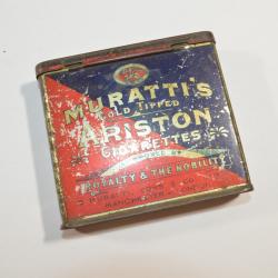 Bo&icirc;te &agrave; Cigarettes t&ocirc;le Muratti's Ariston de luxe GB British Equipement soldat 6)