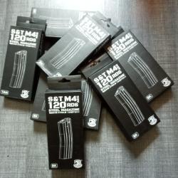 Lot 3 chargeurs m4 midcap metal