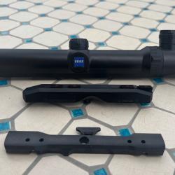 Lunette Zeiss avec montage complet amovible