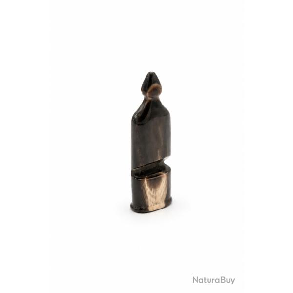 Sifflet plat "Chasseur", buffle avec lacet - 83 - Elless France