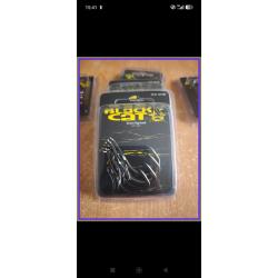Lot de 5 paquet Black cat  Ghost rig hook 6/0