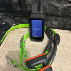 Garmin alpha 200 F plus avec 2 colliers + carte topographique