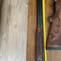 Vends fusil Bettinsoli,calibre 12/magnum superpos&eacute; mod&egrave;le SLx5/66 &eacute;jecteur . Canon de 66 cm avec 5 c