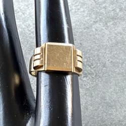 Chevali&egrave;re homme or 18 carats - bague - taille 49