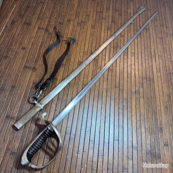 BEAU SABRE D'INFANTERIE MODELE 1882 CHATELLERAULT 1915 POILU FRANCE WW1 14/18