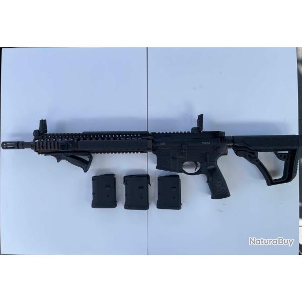 Fusil d'assaut Daniel D�fense M4 A1 Black-FDE Canon 14.5" Noir cal. 5.56