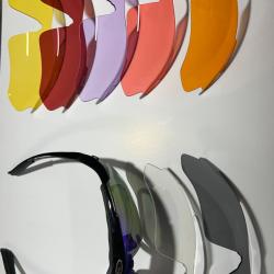 Lunettes de Ball trap Philippe Boutin avec 8 verres de couleurs