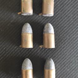 Lot Munitions 12 mm a broche Lefaucheux