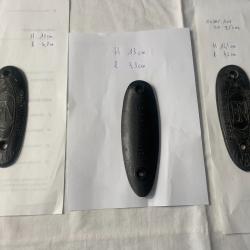 lot de 3 plaques de couche browning ( auto 5)
