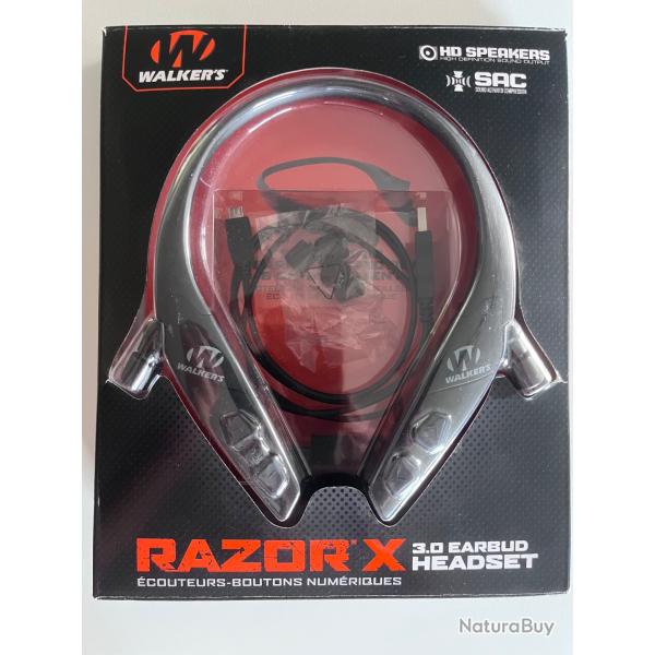 Oreillettes �lectroniques WALKER'S Razor X