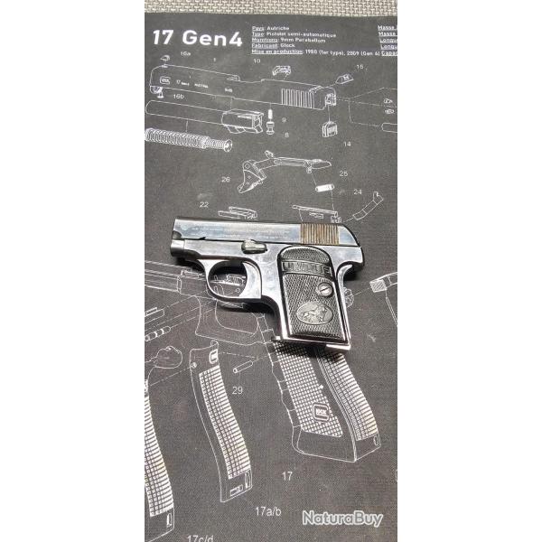 PISTOLET UNIQUE TYPE BABY 6,35 BROWNING