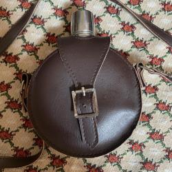 Flasque vintage acier inoxydable