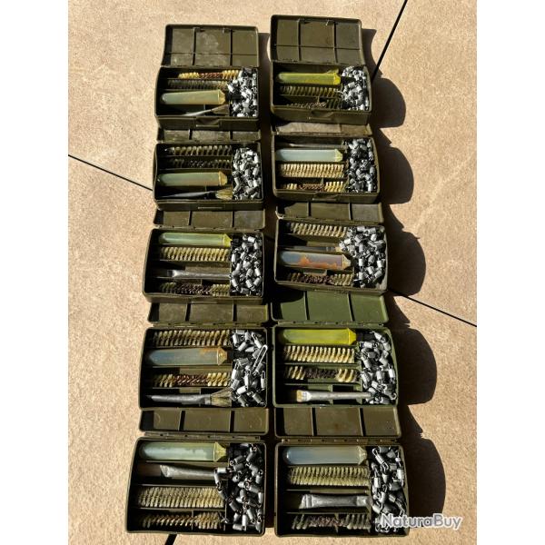 Lot x10 Kit de nettoyage Allemand pour fusil G3. Id�al nettoyage TIR TAR Mauser k98 98K G98 308