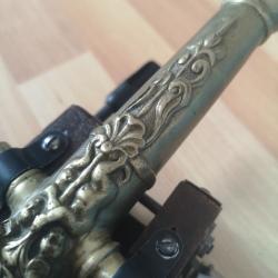 Canon Miniature en Bronze Ancien Marine Artillerie