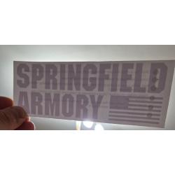 Autocollant armes , tir , pistolet , revolver , carabine. springfield armory