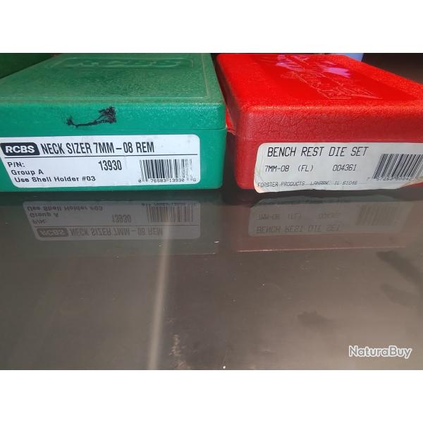 Outils rechargement 7-08 remington