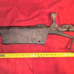 Boite de culasse et culasse incompl&egrave;te de fusil 1886 93 lebel manufacture d'armes de saint Etienne.