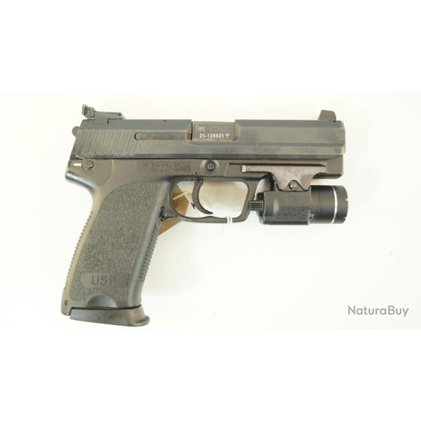 pistolet hk usp 45  cal 45acp plus lampe tlr-3