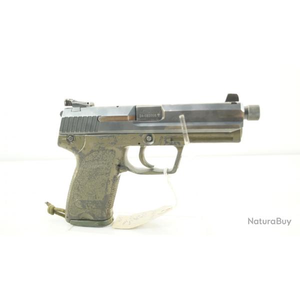 pistolet hk usp cal 9mm chargeur + silencieux arm&eacute;e francaise