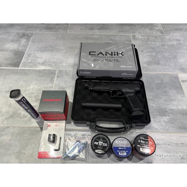 Pistolet � balle caoutchouc CANIK SFX RIVAL Black cal.50 Neuf 18 joules