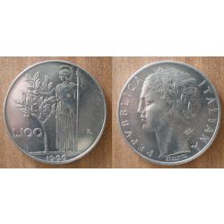 Italie 100 Lire 1966 Piece Lires Italia Italy