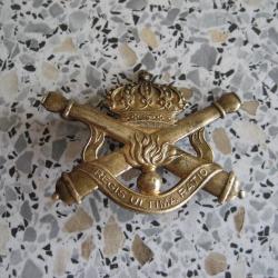 Insigne de coiffure Belge d'Artillerie
