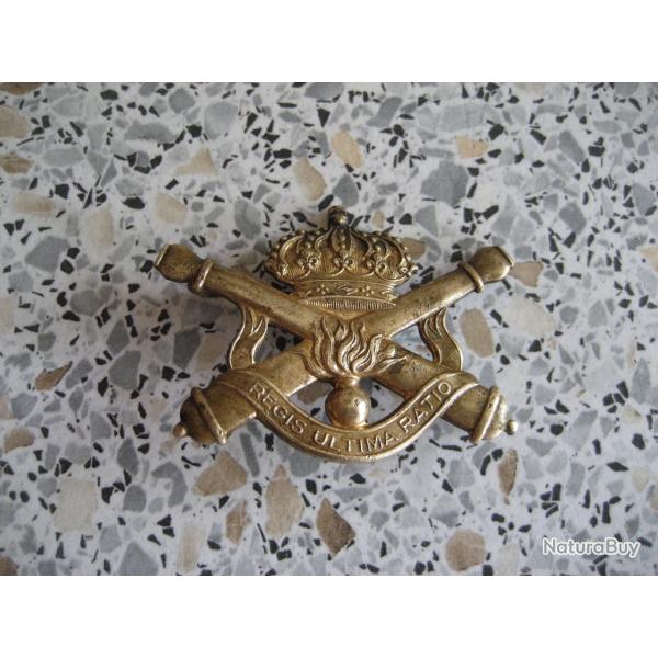Insigne de coiffure Belge d'Artillerie