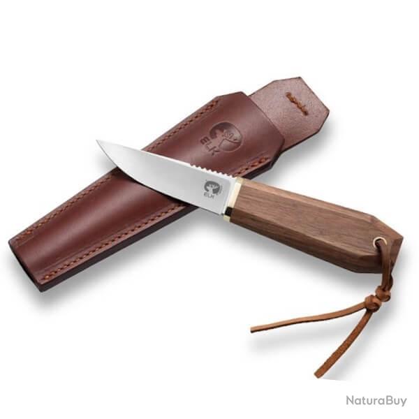 Couteau fixe ELK noyer