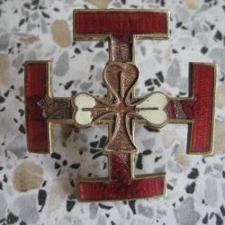 Insigne de b&eacute;ret " Croix de Scout " de 1935