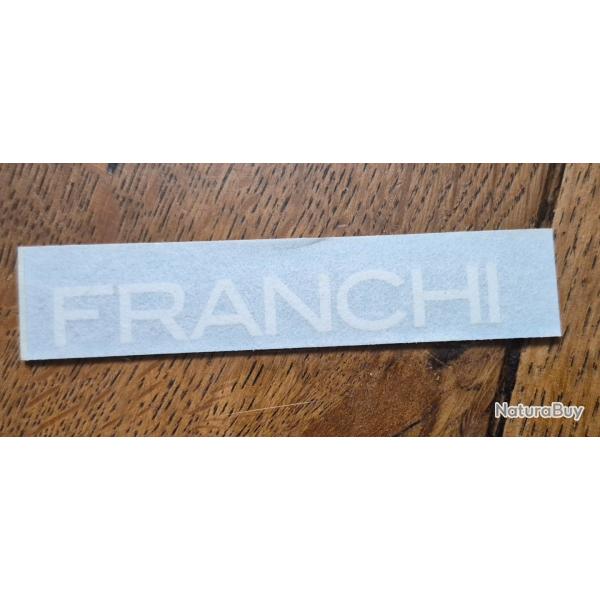 Autocollant FRANCHI ,petit modele chasse , ball-trap , tir ,armes , mod�le 1