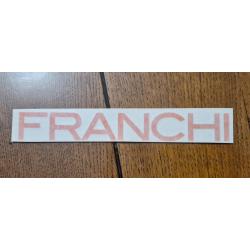 Autocollant FRANCHI ,chasse , ball-trap , tir ,armes