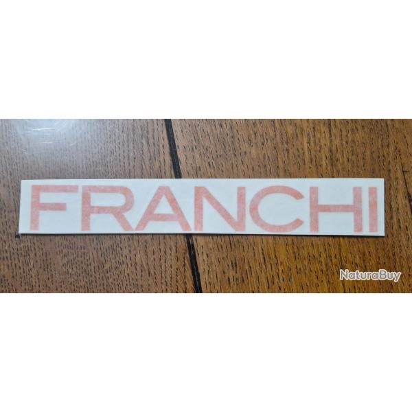 Autocollant FRANCHI ,chasse , ball-trap , tir ,armes