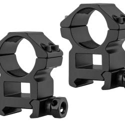 COLLIERS DE MONTAGE RTI 25.4 MM - RAIL DE 21 MM - SERRAGE ECROU - HAUT