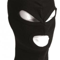 CAGOULE 3 TROUS EN COTON NOIRE