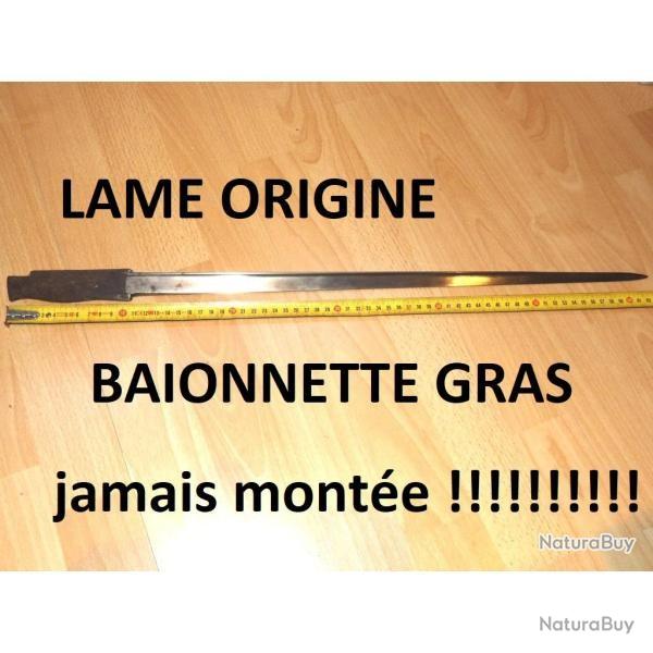 lame ORIGINE de baionnette fusil GRAS jamais mont�e longueur 632mm - VENDU PAR JEPERCUTE (D25E11)