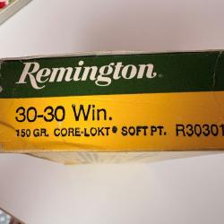 B&ocirc;ite de 20 balles 30-30 Win Remington