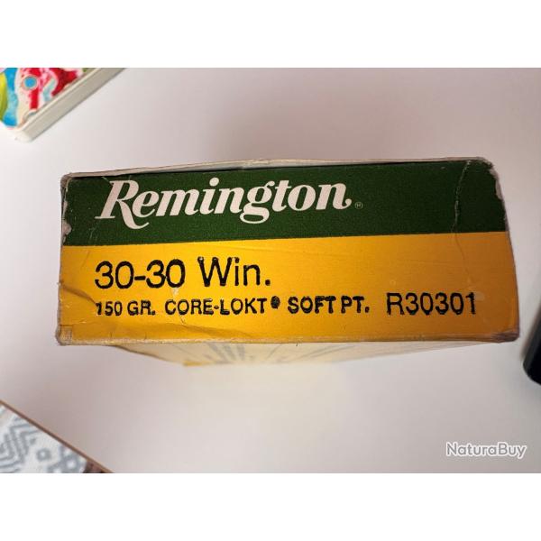 B�ite de 20 balles 30-30 Win Remington