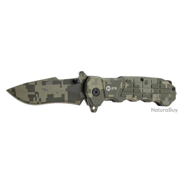 COUTEAU PLIANT TACTIQUE DIGITAL CAMO