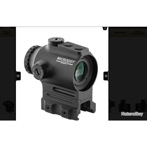 point rouge Microdot Sight MS40 - Red dot