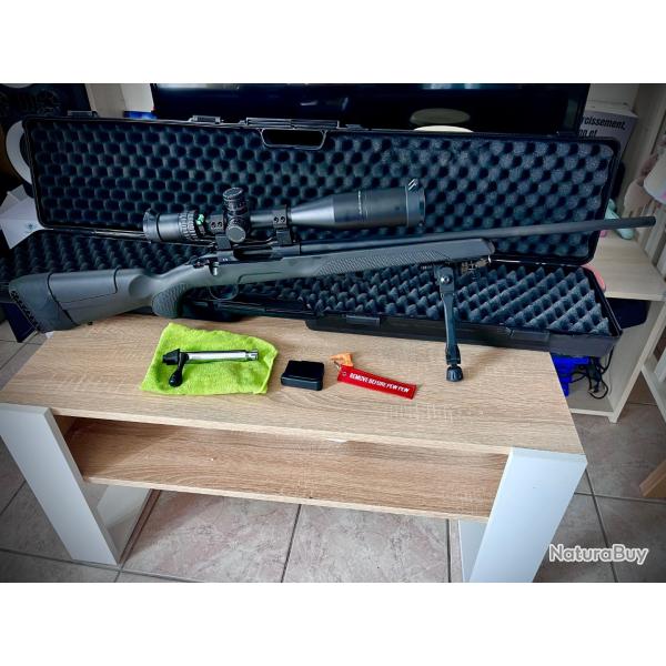 Carabine SABATTI Rover Hunter 222Rem + lunette 6x24-50 Air Force Optic + mallette de transport