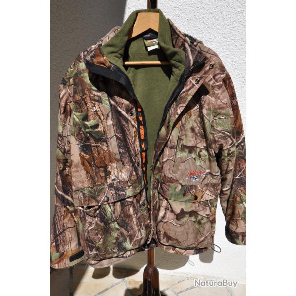 Veste Chasse Sportchief Aquatex et Veste Polaire (L)