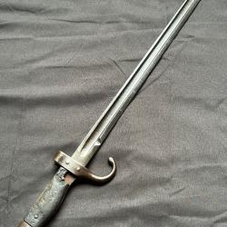 Ba&iuml;onnette fran&ccedil;aise Berthier 1892 1er type - WW1/WW2