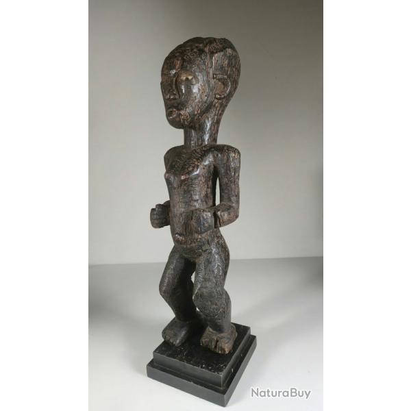 Byeri Statue protectrice reliquaire d'Anc�tre Fang Gabon, H : 57 cm, L : 14 cm
