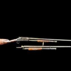 WINCHESTER 1897 BLACK DIAMOND cal. 12 num&eacute;ro de s&eacute;rie 541852 + 2eme canon m&ecirc;me num&eacute;ro