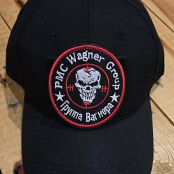 Lot Casquette + Patch brod&eacute; Style Militaire Noir  T.U