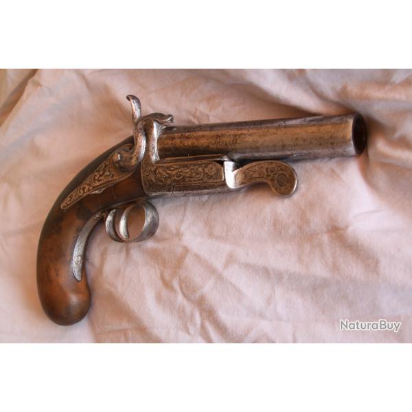 Pistolet de braconnier vers 1860