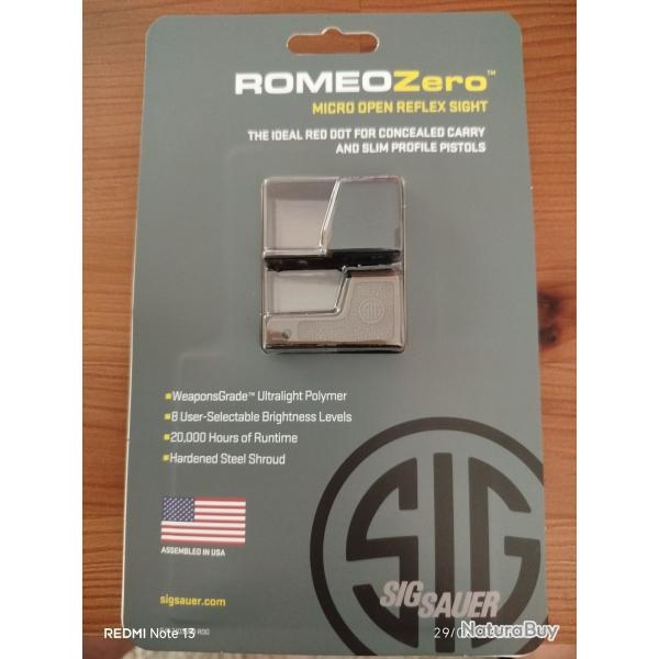 Red dot sig sauer